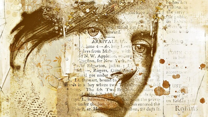 Woman's Face on Collage