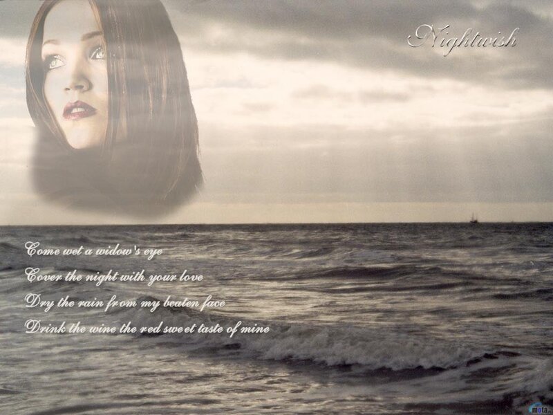 Woman's Face over Ocean