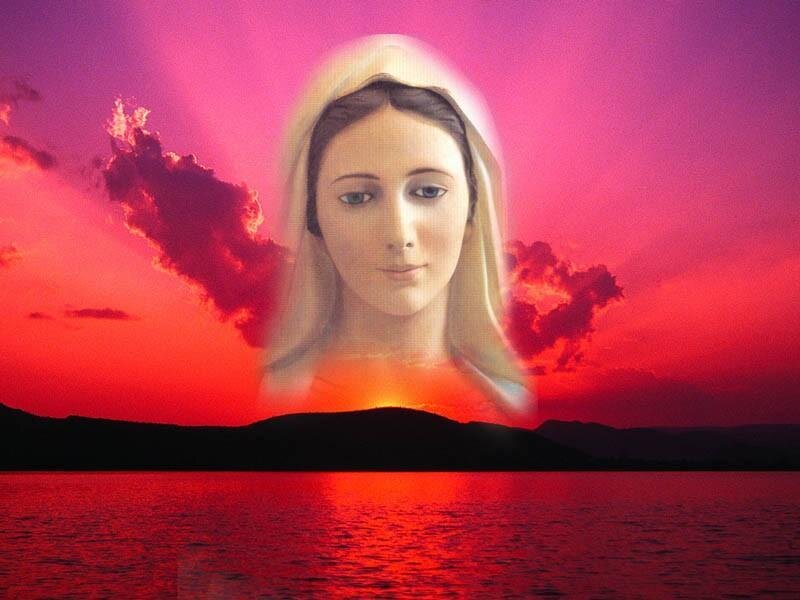 Woman's Face over Water