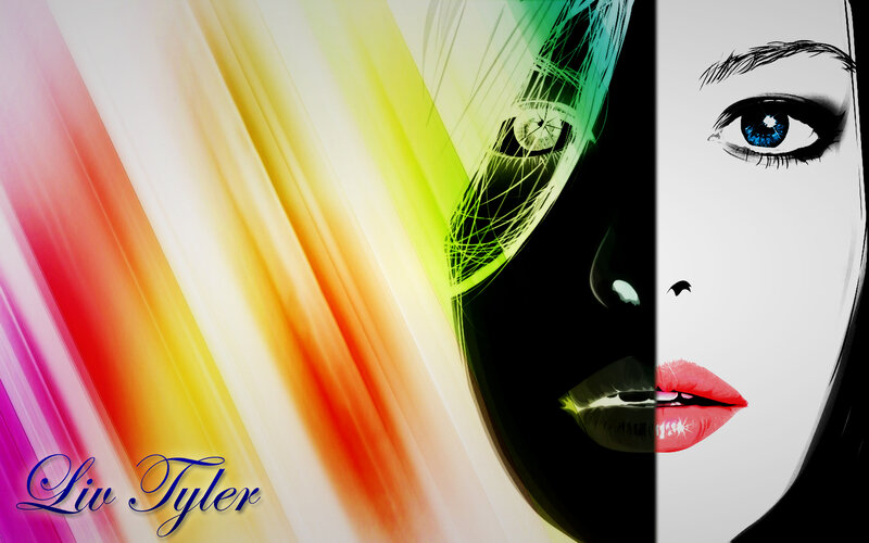 Woman's Face Split Design