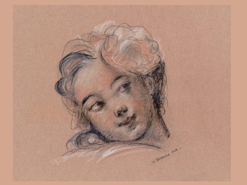 Woman's Head Portrait