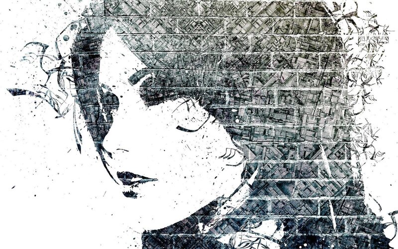 Woman's Profile Portrait