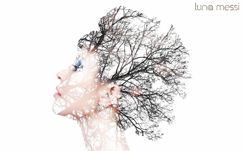 Woman's Profile with Tree