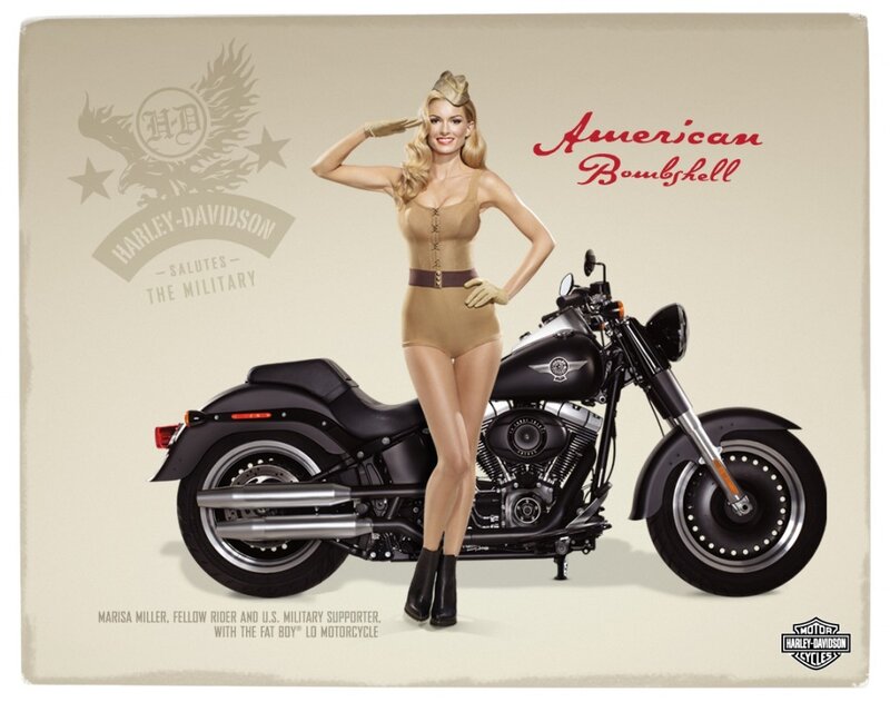 Woman Saluting Beside Motorcycle — Beige