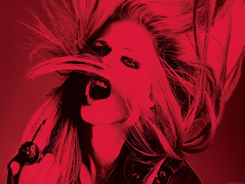 woman screaming in red light