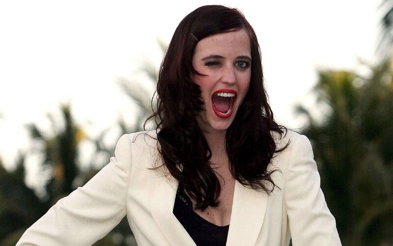 woman screaming in white blazer