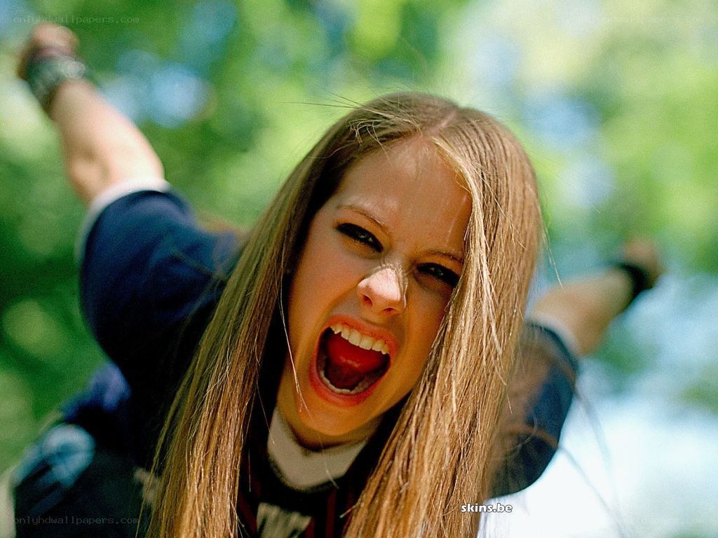 woman screaming outdoors