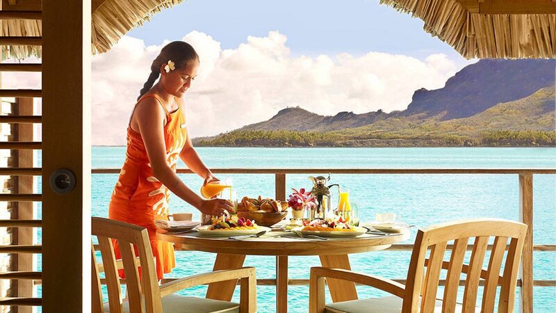 Woman Serving Breakfast