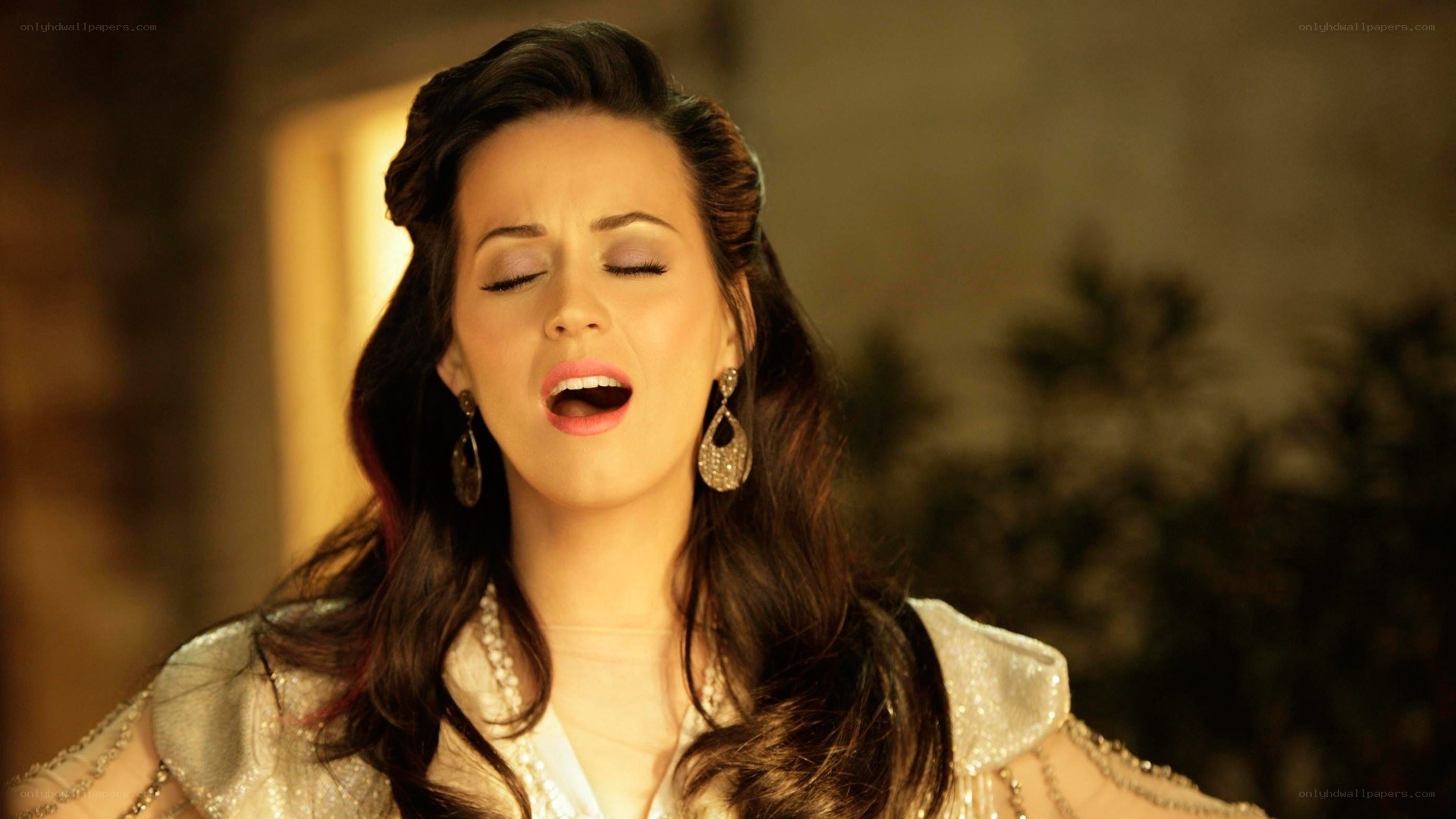 woman singing in a performance