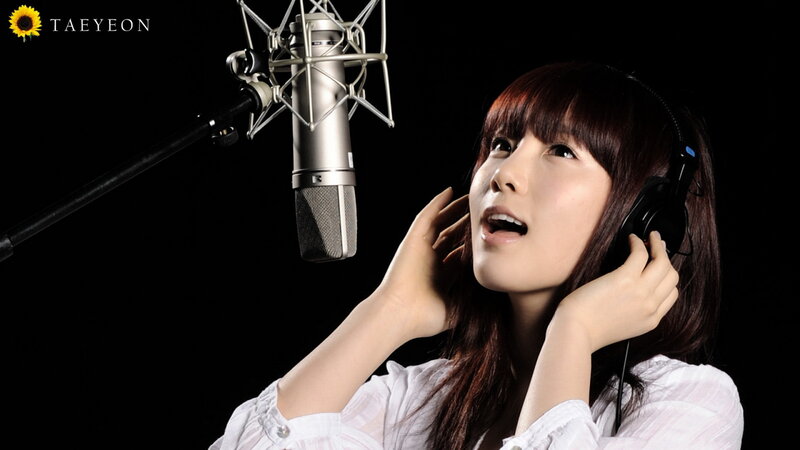 Woman Singing in Studio