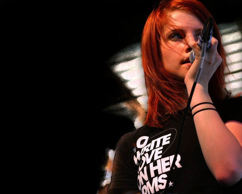 Woman Singing into Microphone — Black, Dramatic, Night, Photograph, T-shirt