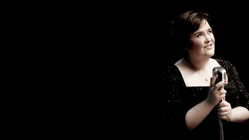 Woman Singing into Microphone — Black, Dramatic, Photograph, Necklace