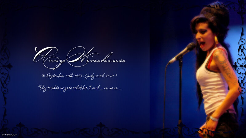 Woman Singing into Microphone — Blue, Dramatic