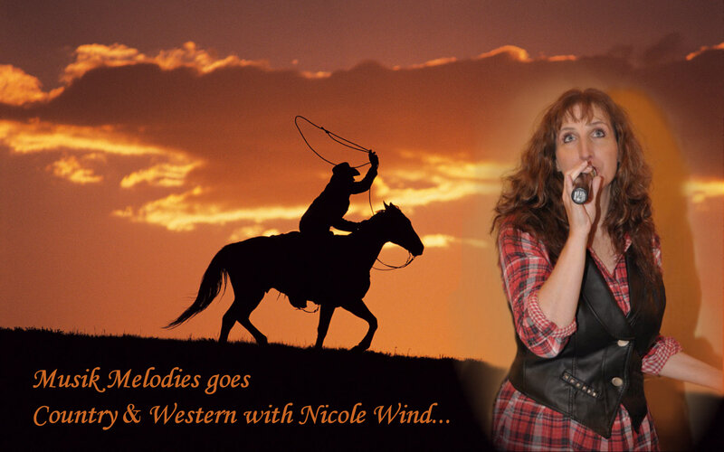 Woman Singing into Microphone — Orange, Dramatic, Sunset