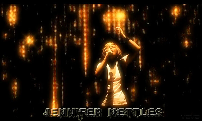 Woman Singing on Stage — Black, Dramatic, Night