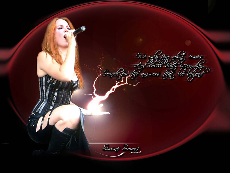 Woman Singing on Stage — Red, Dramatic