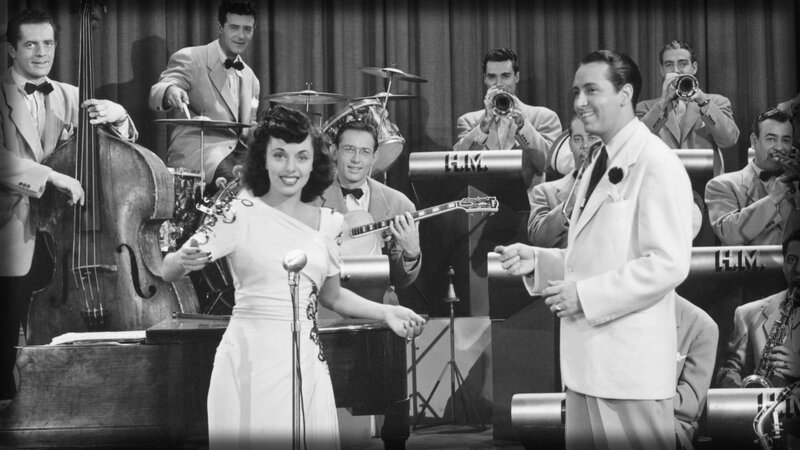 Woman Singing with Band