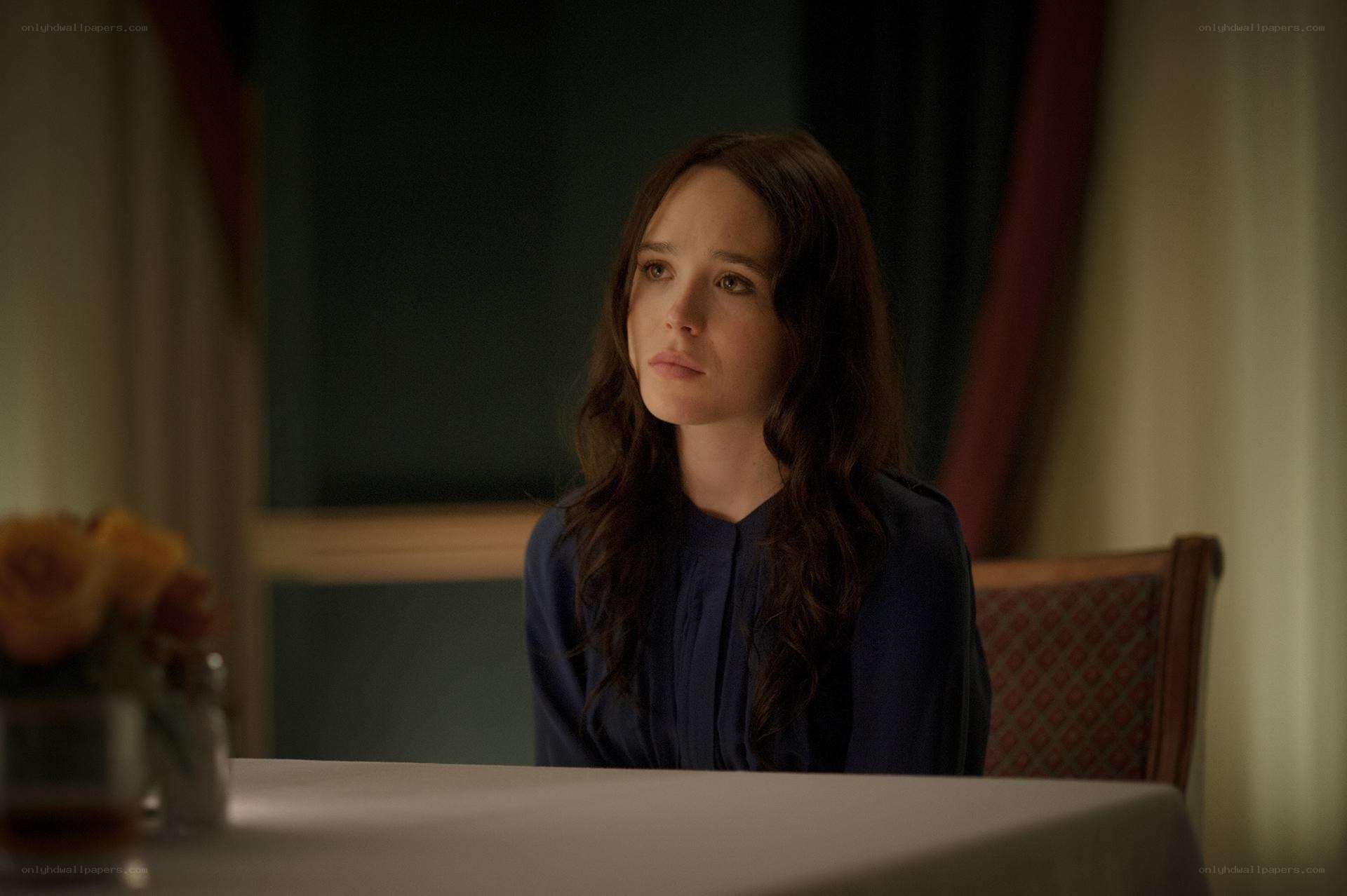 woman sitting at a table