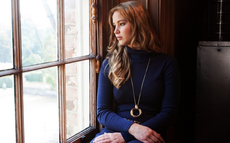 Woman Sitting by Window — Blue, Contemplative, Afternoon, Photograph