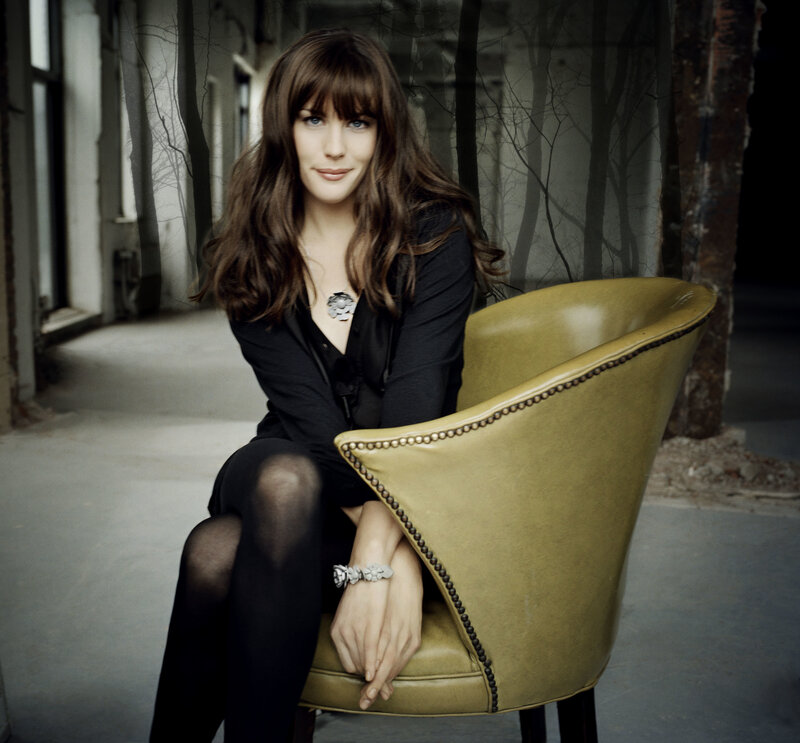 woman sitting in a chair