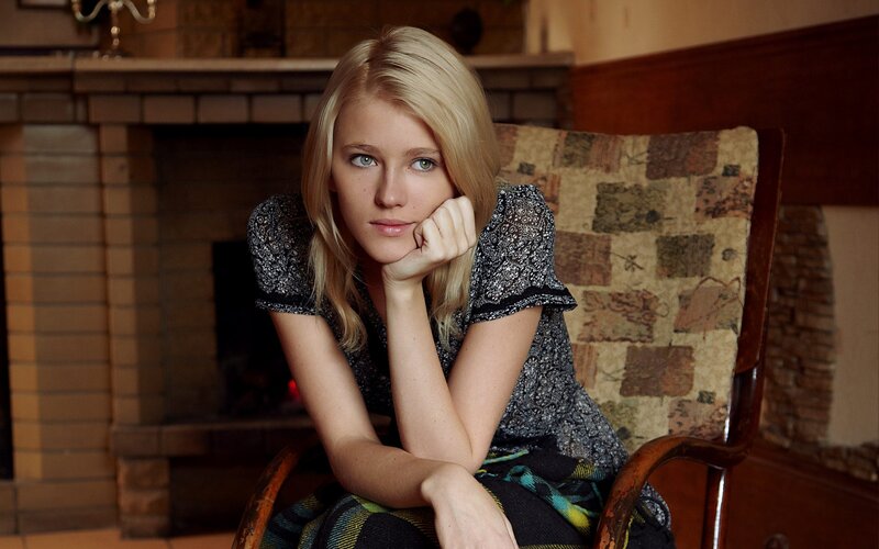 woman sitting in a chair