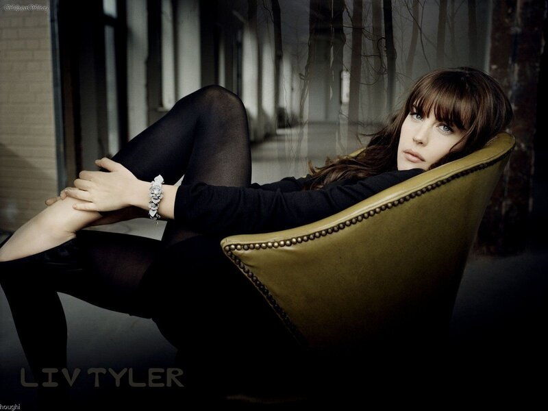 Woman Sitting in Chair — Black, Dramatic