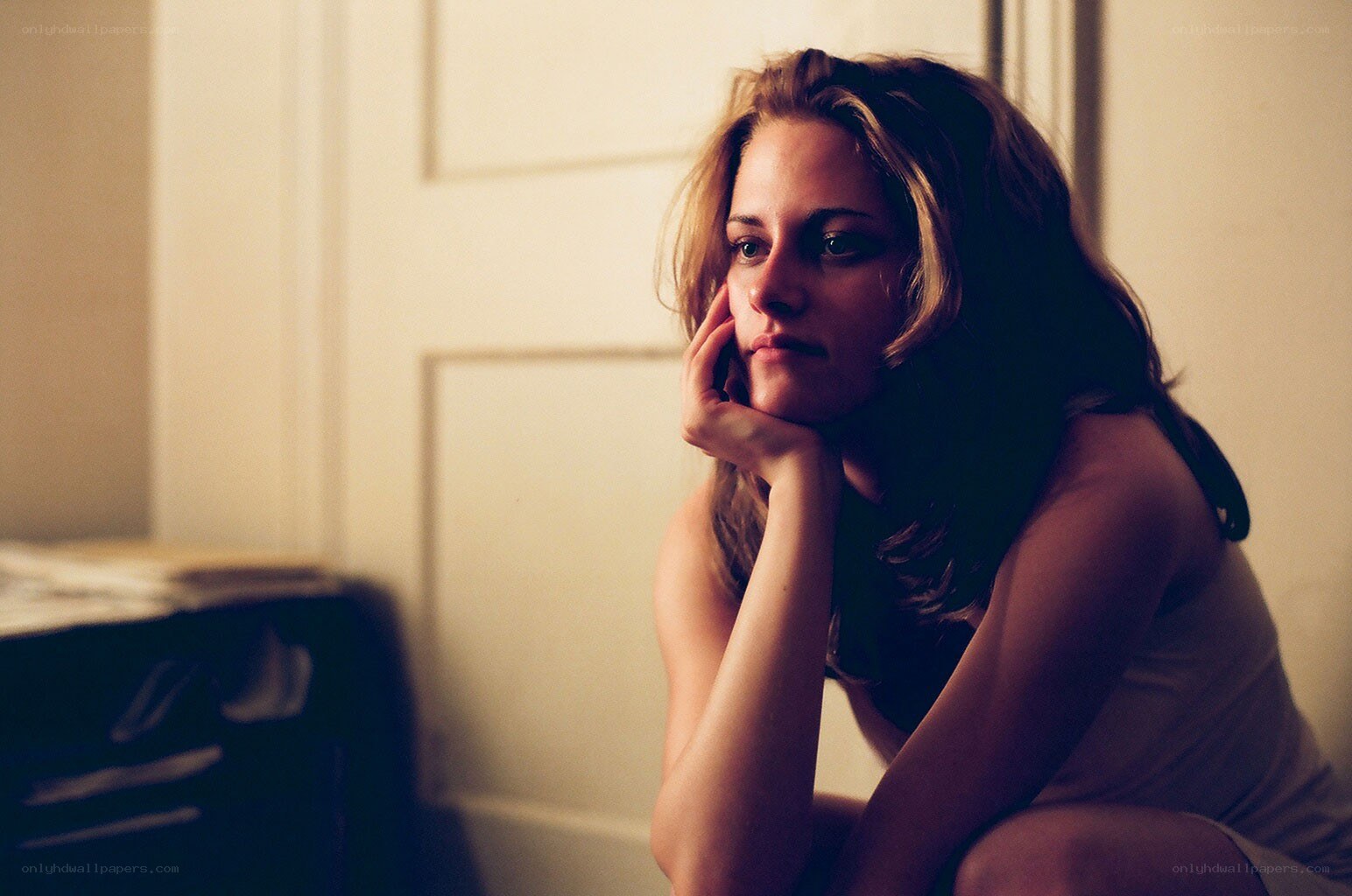 woman sitting in contemplation