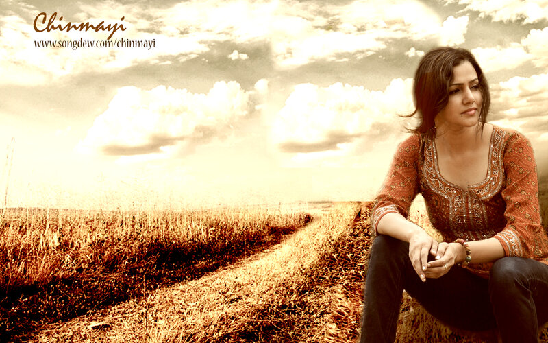 Woman Sitting in Field — Brown, Dramatic