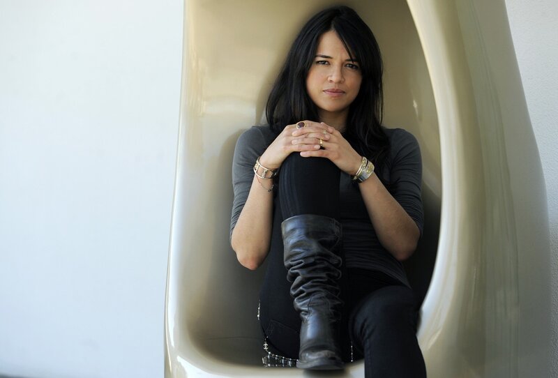 woman sitting in modern chair
