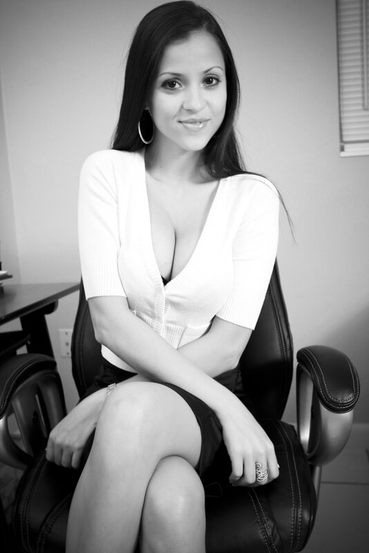 woman sitting in office chair