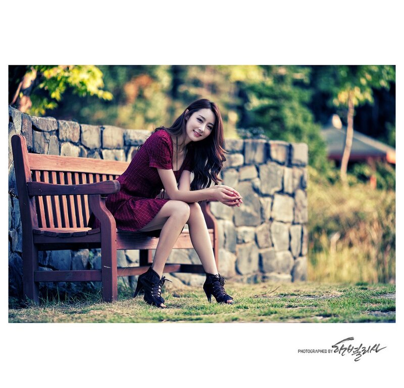 woman sitting on a bench