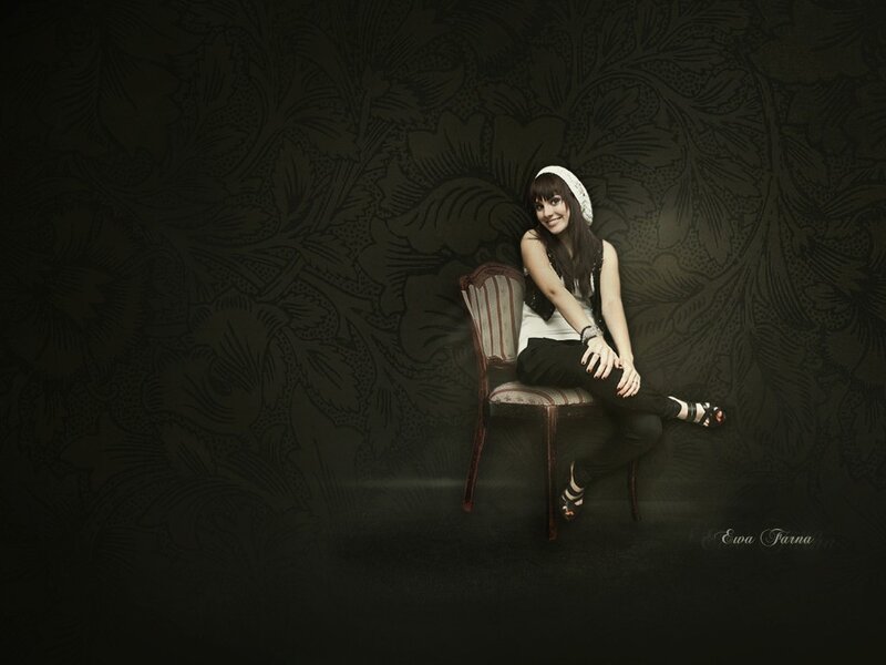 woman sitting on a chair