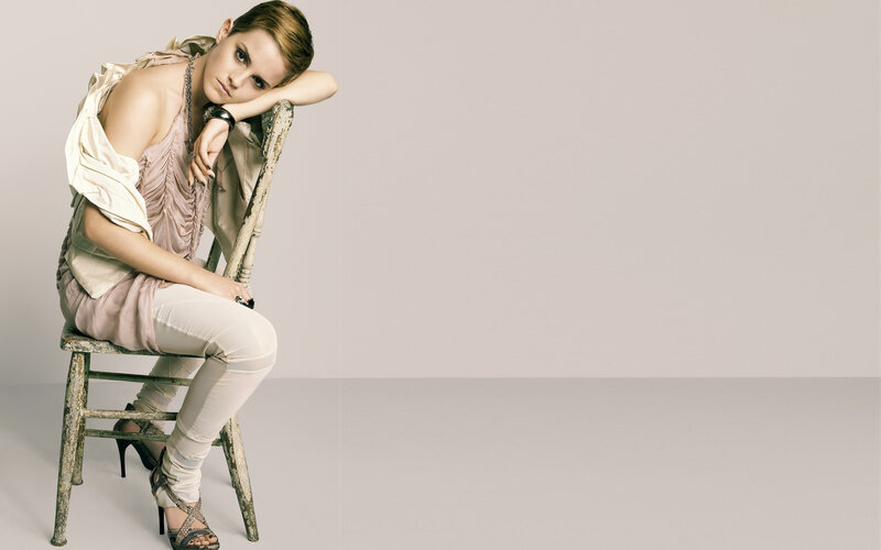woman sitting on a chair