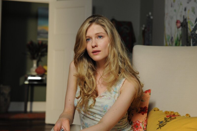 woman sitting on a couch