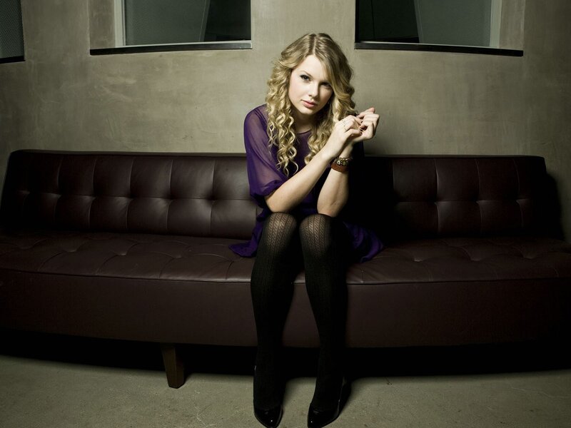 woman sitting on a couch