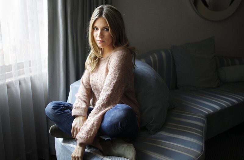woman sitting on a couch