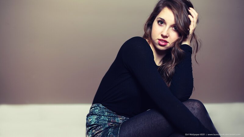 woman sitting on a couch