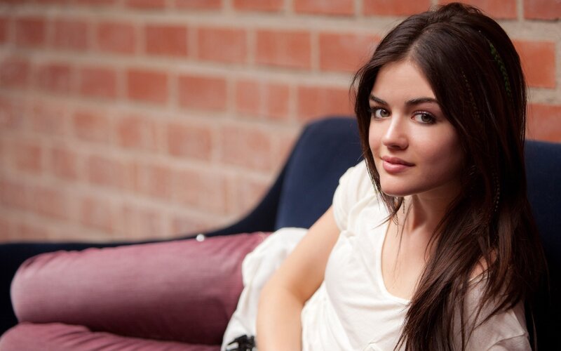woman sitting on a couch