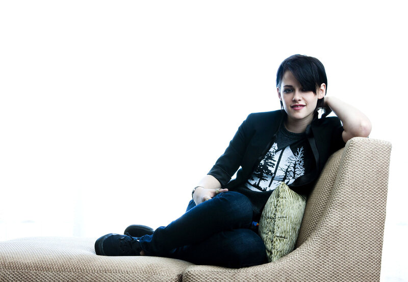 woman sitting on a couch