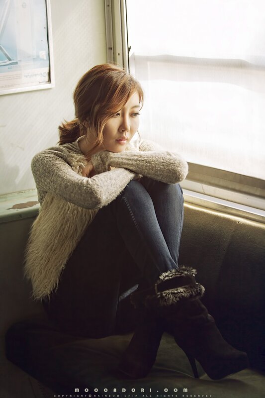 Woman Sitting on Bench — Beige, Contemplative, Afternoon, Photograph
