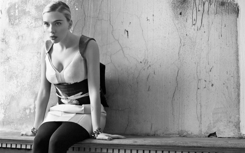 Woman Sitting on Bench — Black, Dramatic, Photograph, Wall, Dress