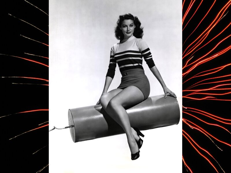 Woman Sitting on Bomb