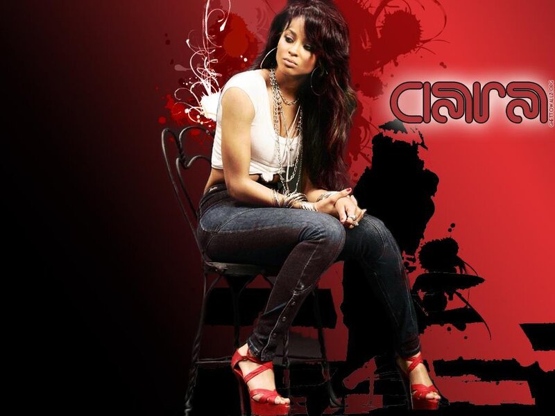 Woman Sitting on Chair — Red, Dramatic