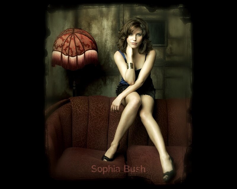 Woman Sitting on Couch — Red, Dramatic, Photograph, Lamp, Bracelet, Black