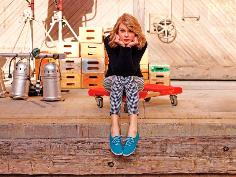 Woman Sitting on Crate — Brown