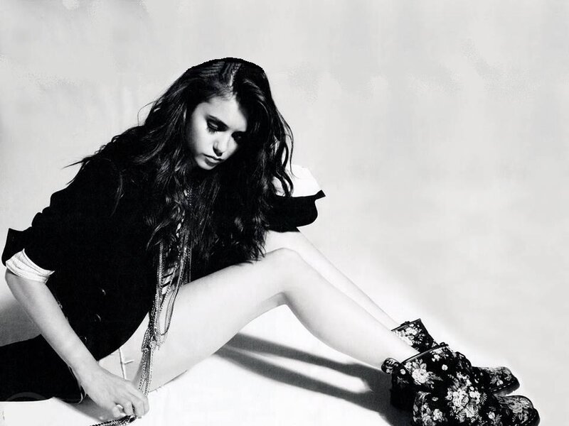 Woman Sitting on Floor — Black, Dramatic, Photograph, Jacket