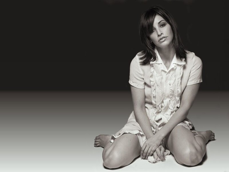 Woman Sitting on Floor — Black, Dramatic, Photograph, Shirt, Dark Background