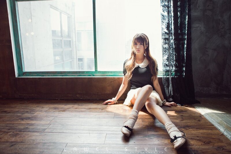 Woman Sitting on Floor — Brown, Serene, Afternoon, Photograph