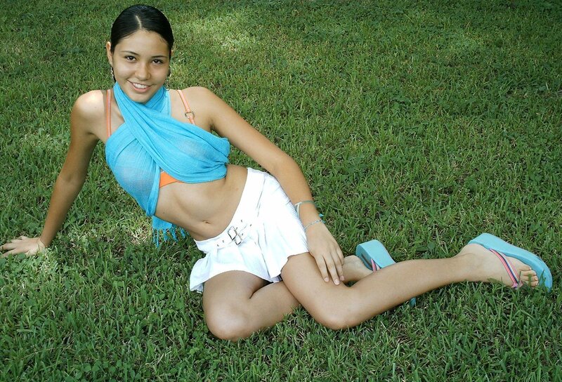 Woman Sitting on Grass — Green, Relaxed, Afternoon, Photograph