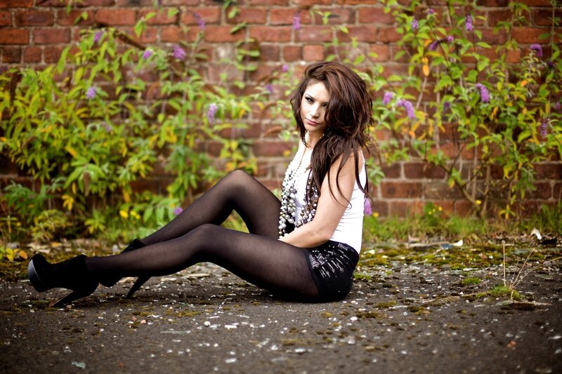 woman sitting on ground